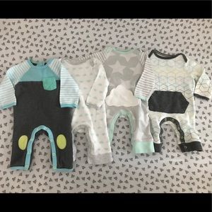 Newborn onesie baby boy lot bundle